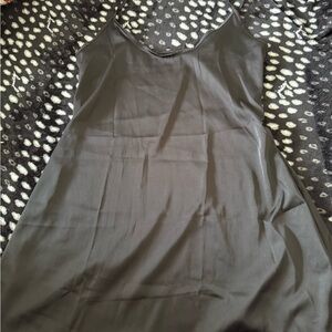 Elegant Black Slip Dress for Beach